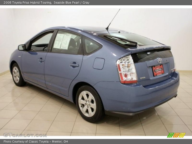 Seaside Blue Pearl / Gray 2008 Toyota Prius Hybrid Touring