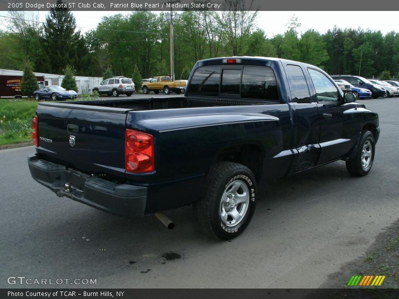 Patriot Blue Pearl / Medium Slate Gray 2005 Dodge Dakota ST Club Cab