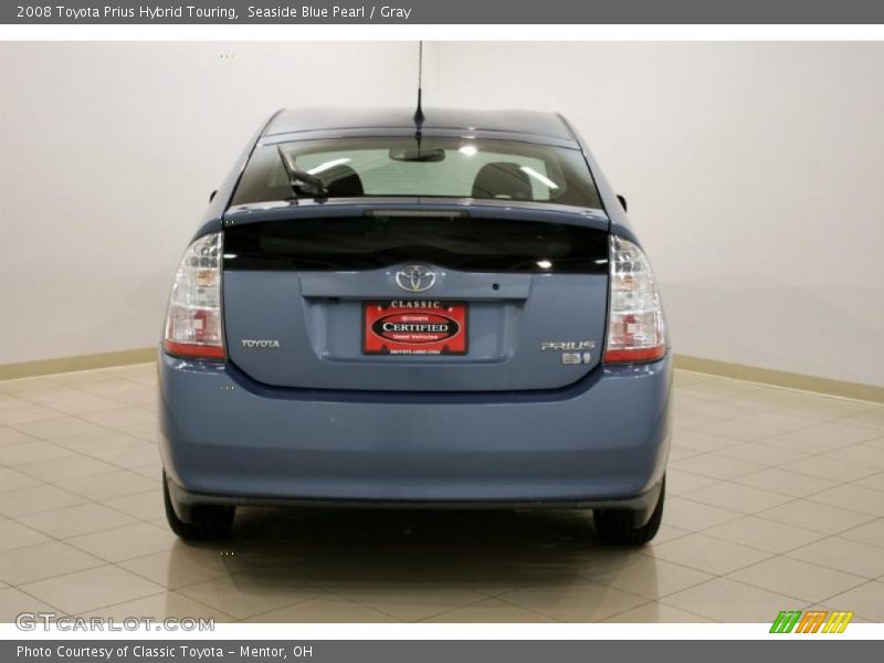 Seaside Blue Pearl / Gray 2008 Toyota Prius Hybrid Touring