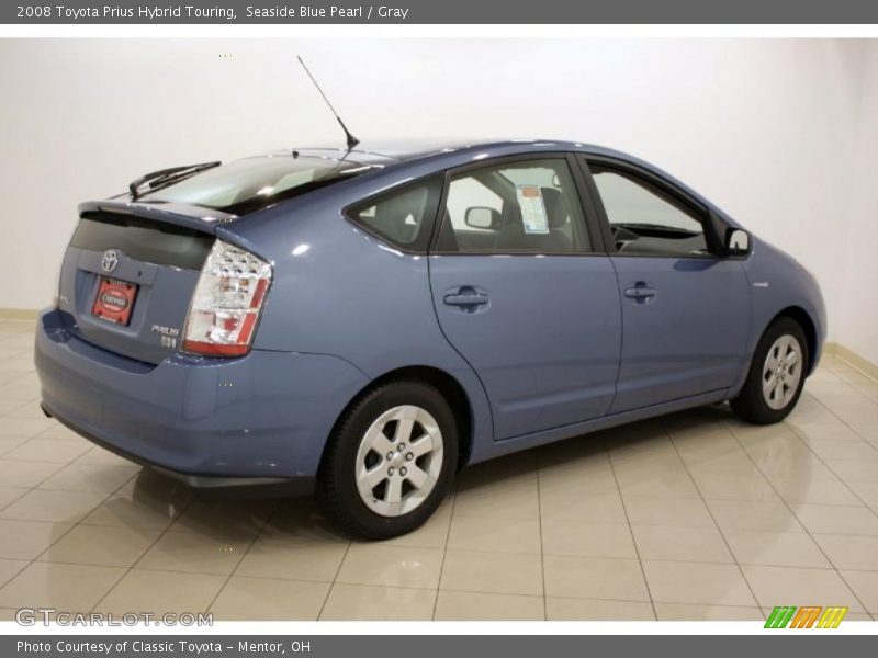 Seaside Blue Pearl / Gray 2008 Toyota Prius Hybrid Touring