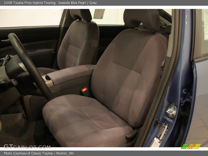 Seaside Blue Pearl / Gray 2008 Toyota Prius Hybrid Touring