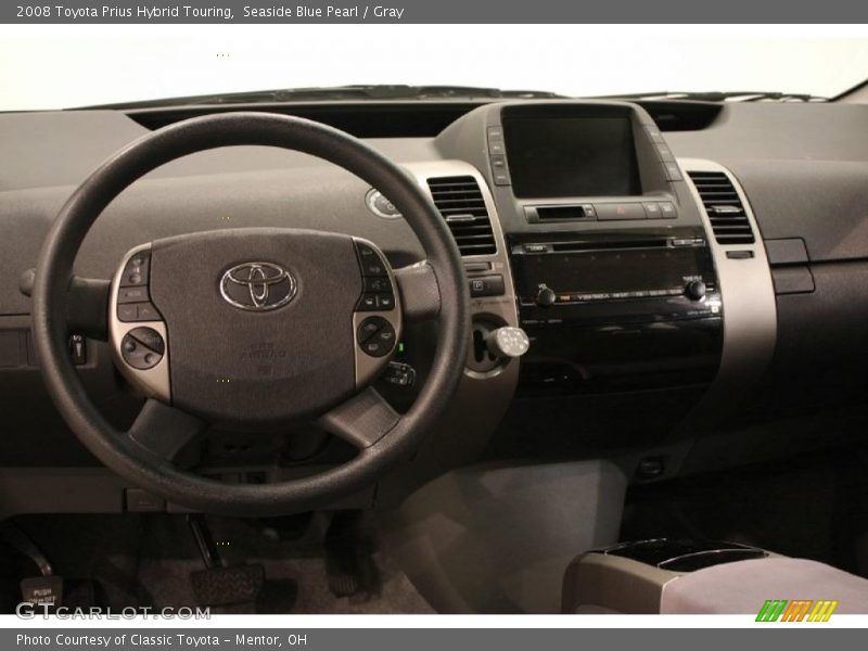 Seaside Blue Pearl / Gray 2008 Toyota Prius Hybrid Touring