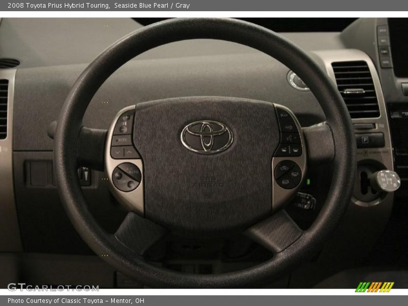 Seaside Blue Pearl / Gray 2008 Toyota Prius Hybrid Touring