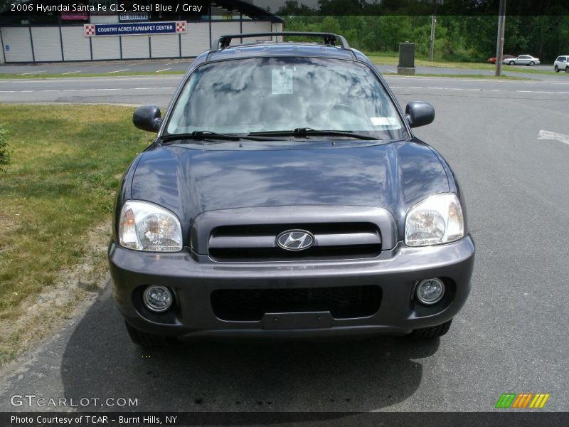 Steel Blue / Gray 2006 Hyundai Santa Fe GLS