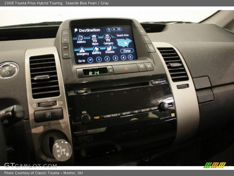 Seaside Blue Pearl / Gray 2008 Toyota Prius Hybrid Touring