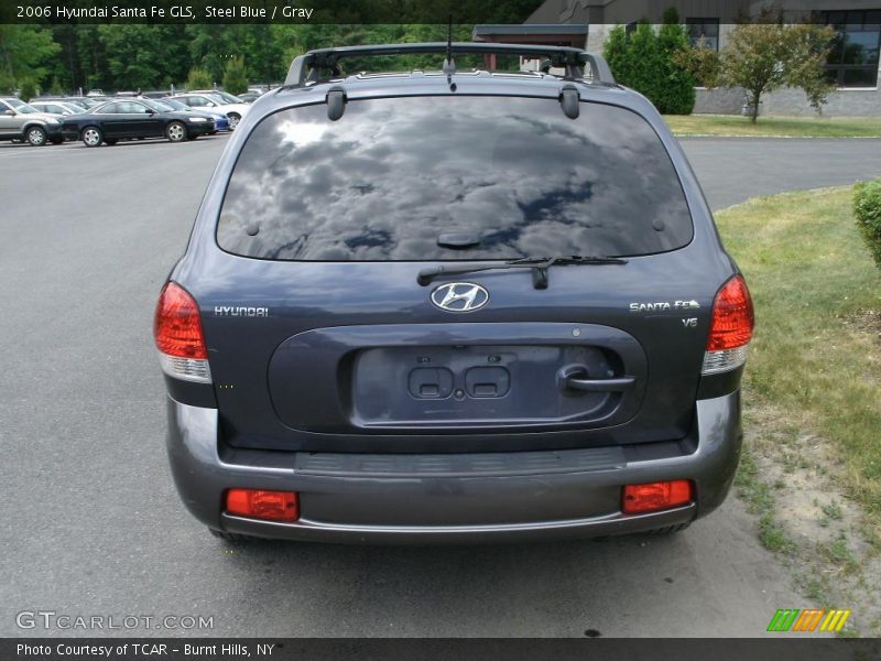 Steel Blue / Gray 2006 Hyundai Santa Fe GLS