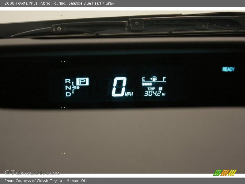 Seaside Blue Pearl / Gray 2008 Toyota Prius Hybrid Touring