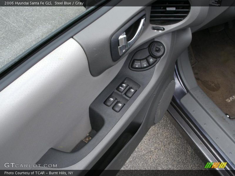 Steel Blue / Gray 2006 Hyundai Santa Fe GLS