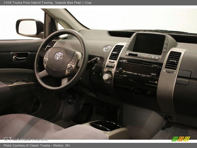 Seaside Blue Pearl / Gray 2008 Toyota Prius Hybrid Touring