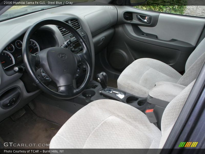 Steel Blue / Gray 2006 Hyundai Santa Fe GLS