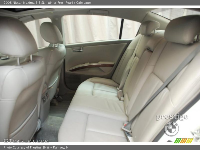 Winter Frost Pearl / Cafe Latte 2008 Nissan Maxima 3.5 SL