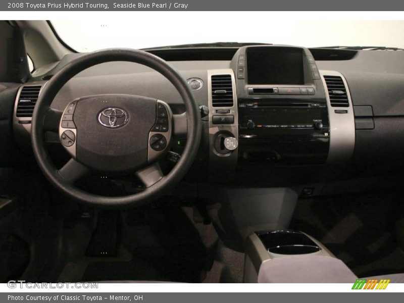Seaside Blue Pearl / Gray 2008 Toyota Prius Hybrid Touring