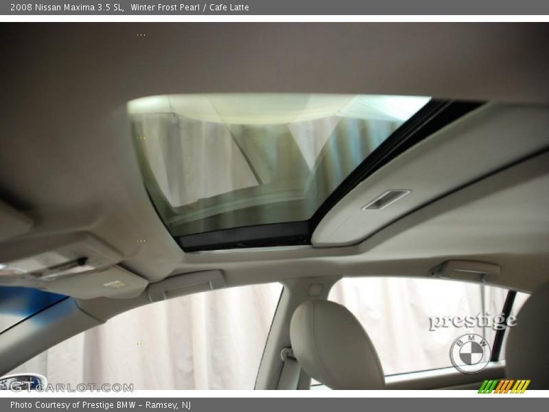 Winter Frost Pearl / Cafe Latte 2008 Nissan Maxima 3.5 SL