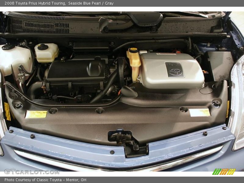 Seaside Blue Pearl / Gray 2008 Toyota Prius Hybrid Touring