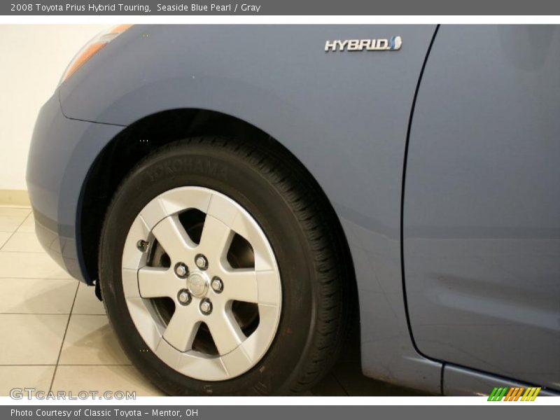 Seaside Blue Pearl / Gray 2008 Toyota Prius Hybrid Touring