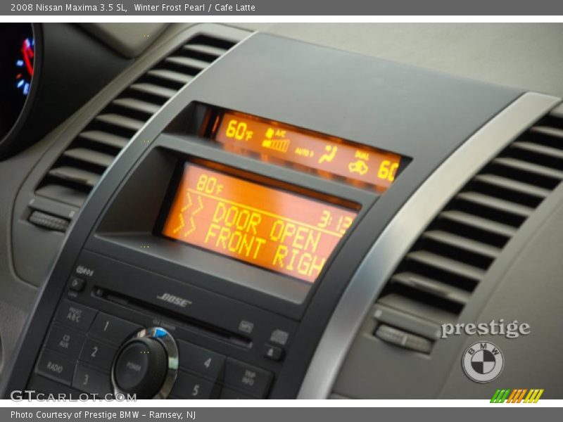 Winter Frost Pearl / Cafe Latte 2008 Nissan Maxima 3.5 SL