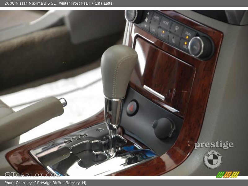 Winter Frost Pearl / Cafe Latte 2008 Nissan Maxima 3.5 SL