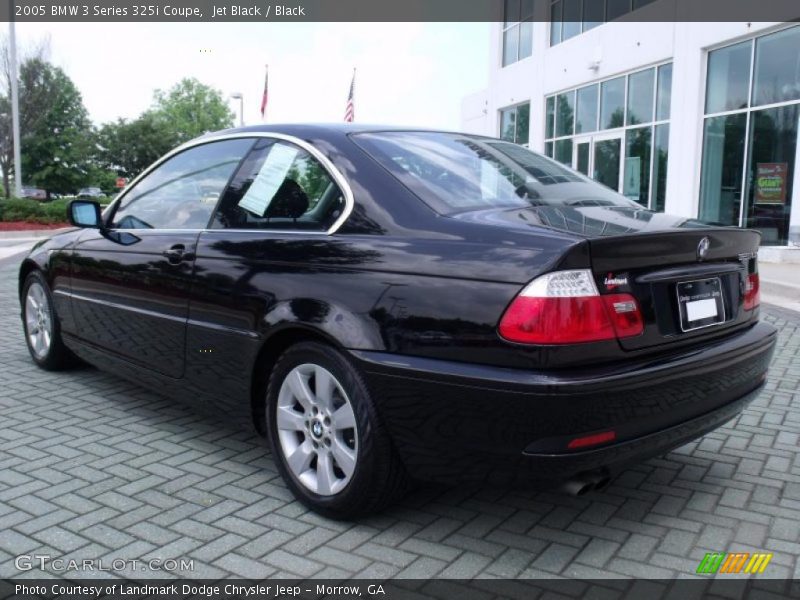Jet Black / Black 2005 BMW 3 Series 325i Coupe