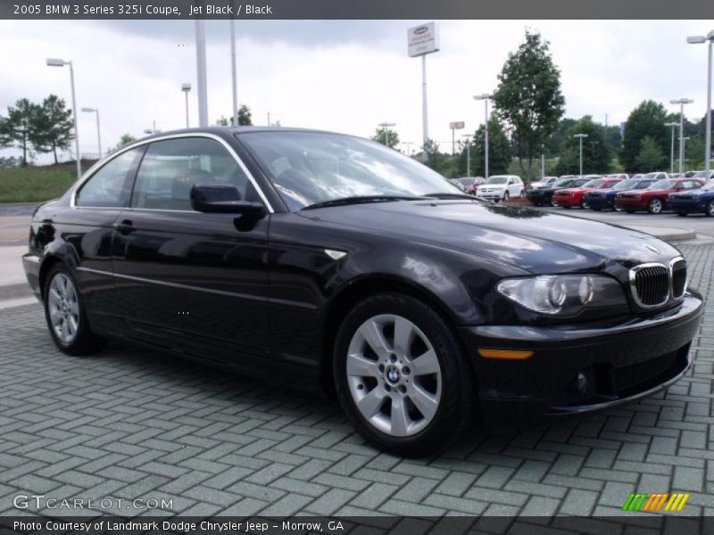 Jet Black / Black 2005 BMW 3 Series 325i Coupe