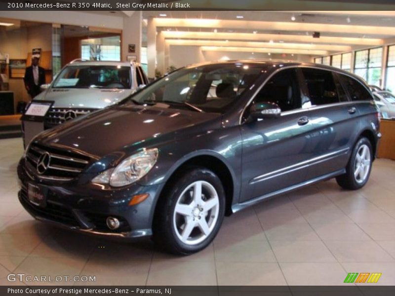 Steel Grey Metallic / Black 2010 Mercedes-Benz R 350 4Matic