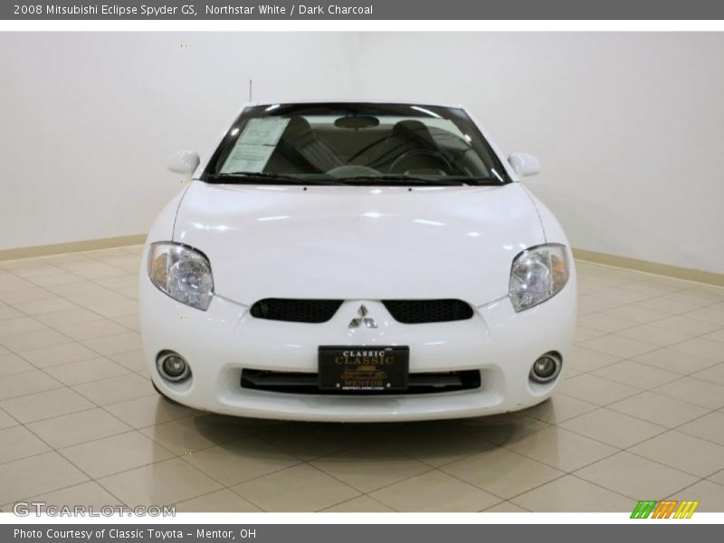 Northstar White / Dark Charcoal 2008 Mitsubishi Eclipse Spyder GS