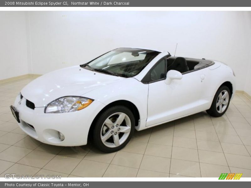 Northstar White / Dark Charcoal 2008 Mitsubishi Eclipse Spyder GS