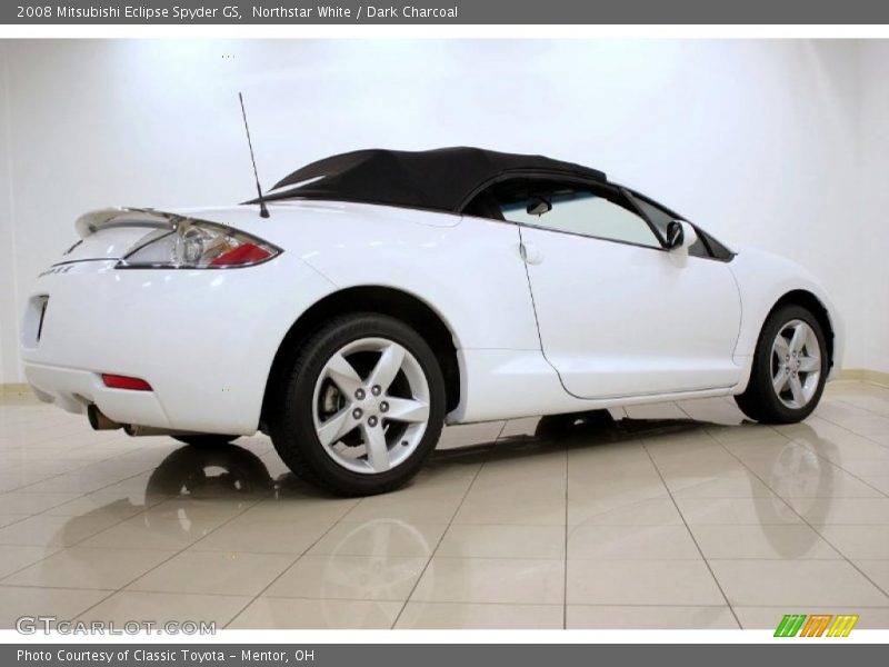 Northstar White / Dark Charcoal 2008 Mitsubishi Eclipse Spyder GS