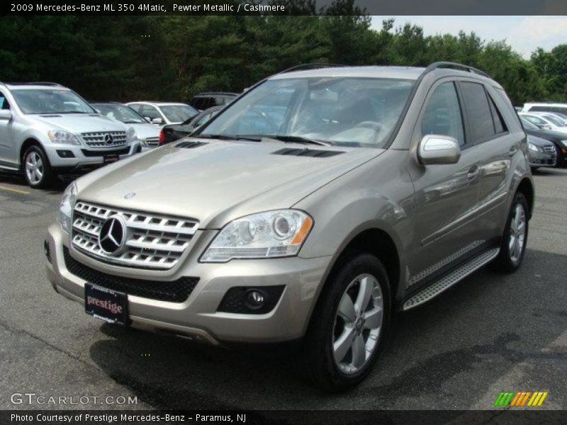 Pewter Metallic / Cashmere 2009 Mercedes-Benz ML 350 4Matic