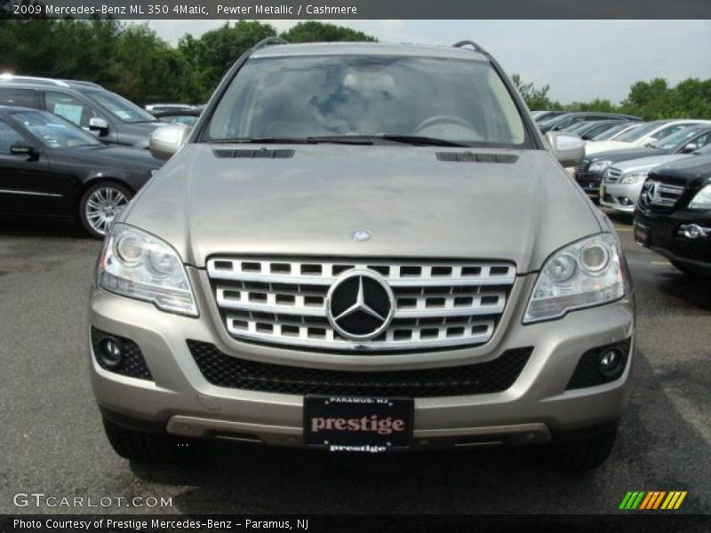 Pewter Metallic / Cashmere 2009 Mercedes-Benz ML 350 4Matic