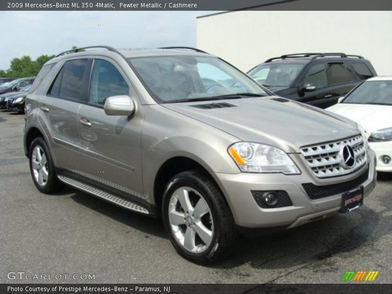 Pewter Metallic / Cashmere 2009 Mercedes-Benz ML 350 4Matic