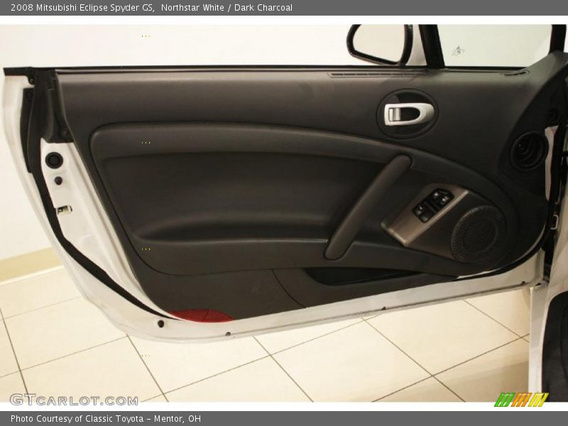 Northstar White / Dark Charcoal 2008 Mitsubishi Eclipse Spyder GS