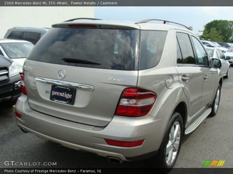 Pewter Metallic / Cashmere 2009 Mercedes-Benz ML 350 4Matic