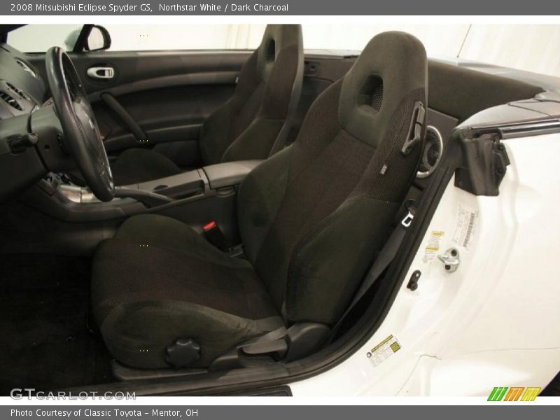 Northstar White / Dark Charcoal 2008 Mitsubishi Eclipse Spyder GS