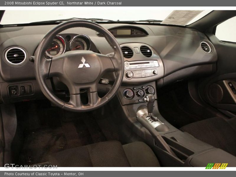 Northstar White / Dark Charcoal 2008 Mitsubishi Eclipse Spyder GS
