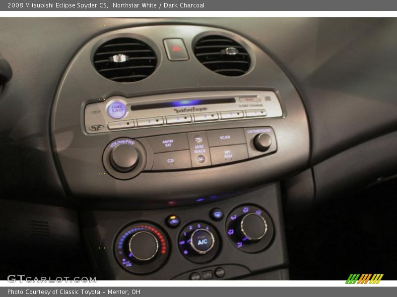 Northstar White / Dark Charcoal 2008 Mitsubishi Eclipse Spyder GS
