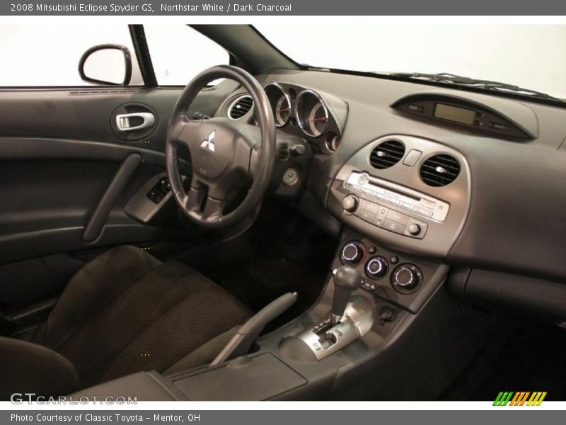 Northstar White / Dark Charcoal 2008 Mitsubishi Eclipse Spyder GS