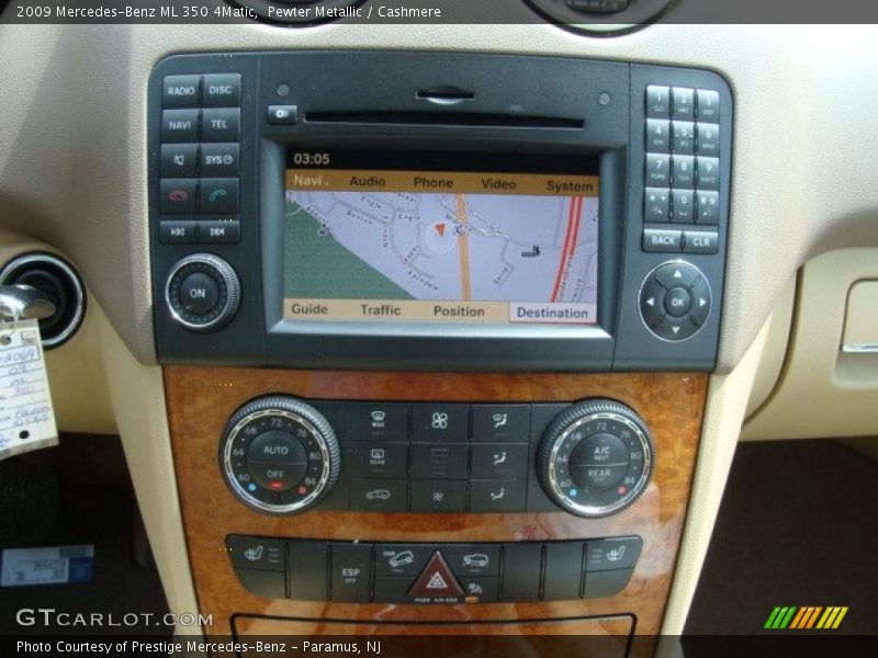 Pewter Metallic / Cashmere 2009 Mercedes-Benz ML 350 4Matic