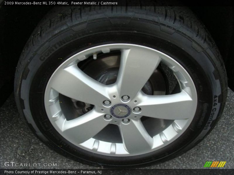 Pewter Metallic / Cashmere 2009 Mercedes-Benz ML 350 4Matic