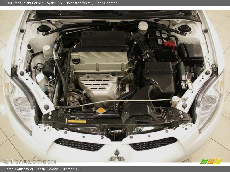Northstar White / Dark Charcoal 2008 Mitsubishi Eclipse Spyder GS