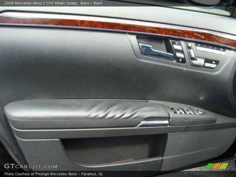 Black / Black 2008 Mercedes-Benz S 550 4Matic Sedan