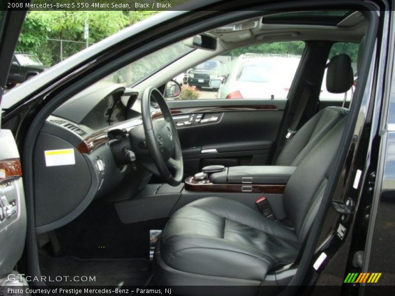 Black / Black 2008 Mercedes-Benz S 550 4Matic Sedan