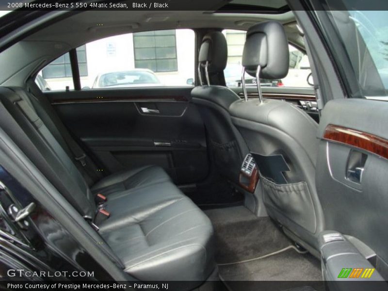 Black / Black 2008 Mercedes-Benz S 550 4Matic Sedan