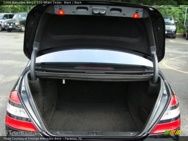 Black / Black 2008 Mercedes-Benz S 550 4Matic Sedan
