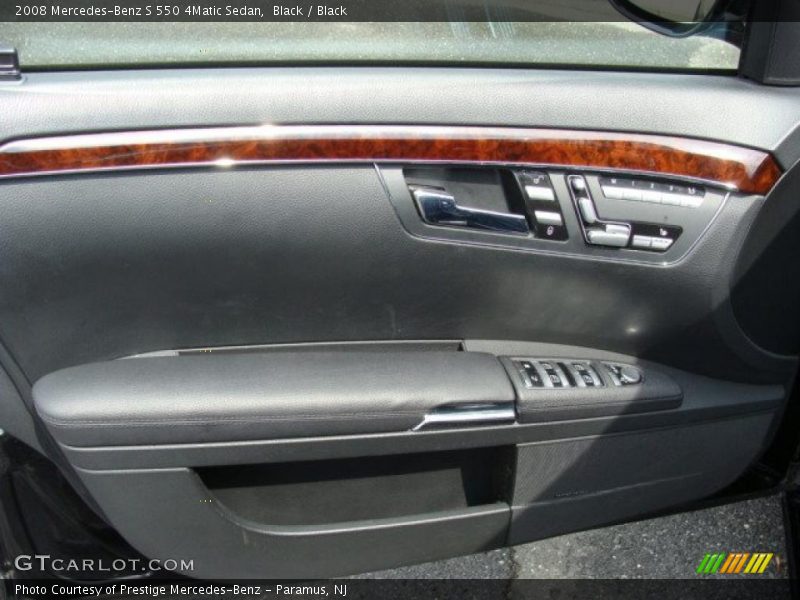 Black / Black 2008 Mercedes-Benz S 550 4Matic Sedan