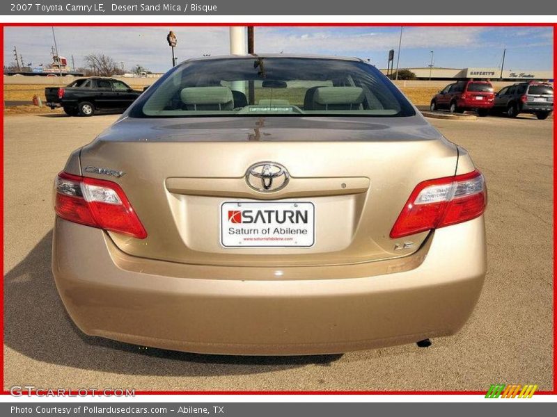 Desert Sand Mica / Bisque 2007 Toyota Camry LE