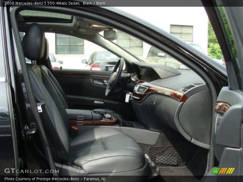 Black / Black 2008 Mercedes-Benz S 550 4Matic Sedan