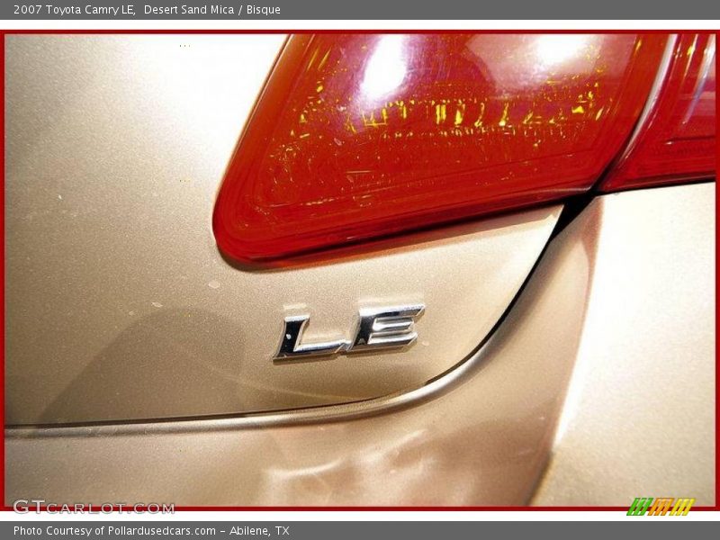 Desert Sand Mica / Bisque 2007 Toyota Camry LE