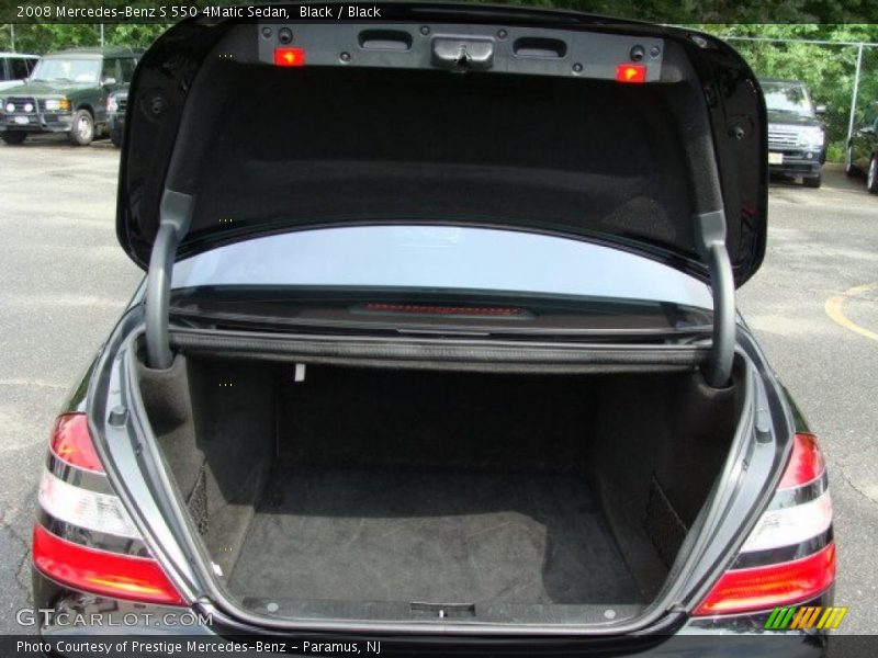 Black / Black 2008 Mercedes-Benz S 550 4Matic Sedan