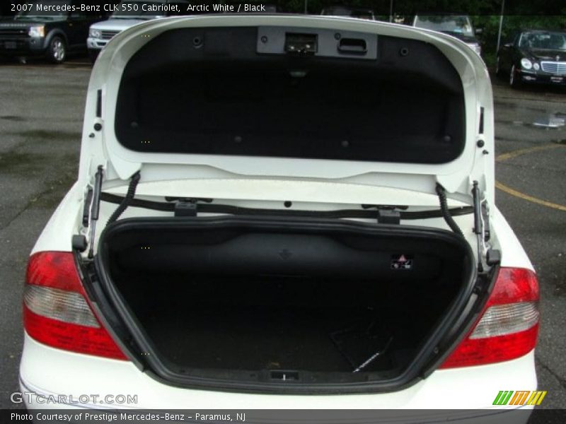Arctic White / Black 2007 Mercedes-Benz CLK 550 Cabriolet