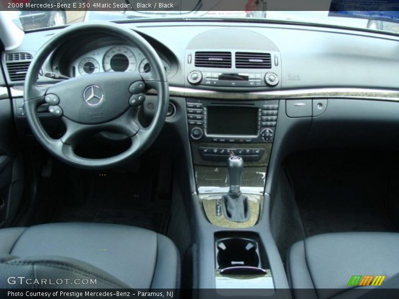 Black / Black 2008 Mercedes-Benz E 350 4Matic Sedan